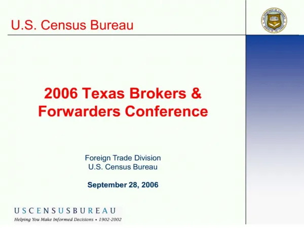 2006 texas brokers forwarders conference