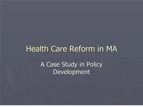 health care reform in ma