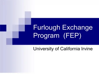 furlough exchange program fep - slide 1