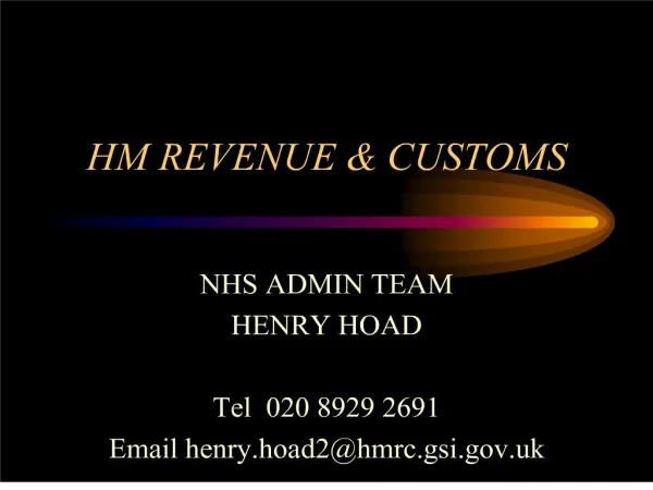 hm revenue customs