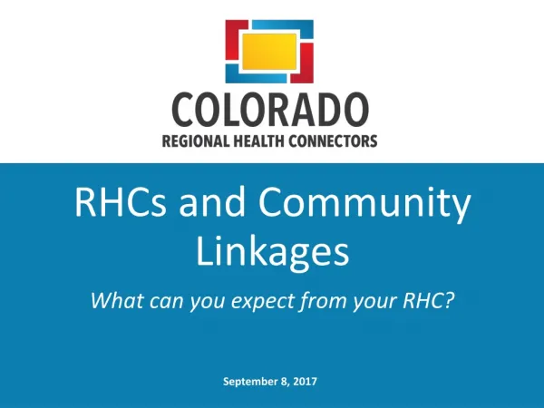 RHCs and Community Linkages