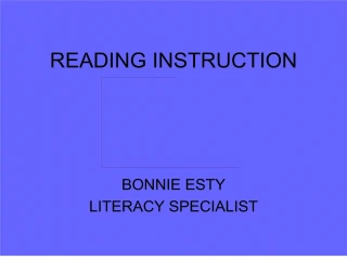 reading instruction - slide 1