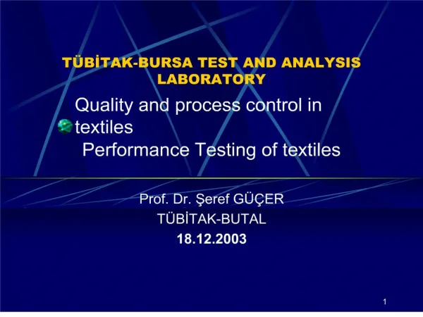 t bitak-bursa test and analysis laboratory