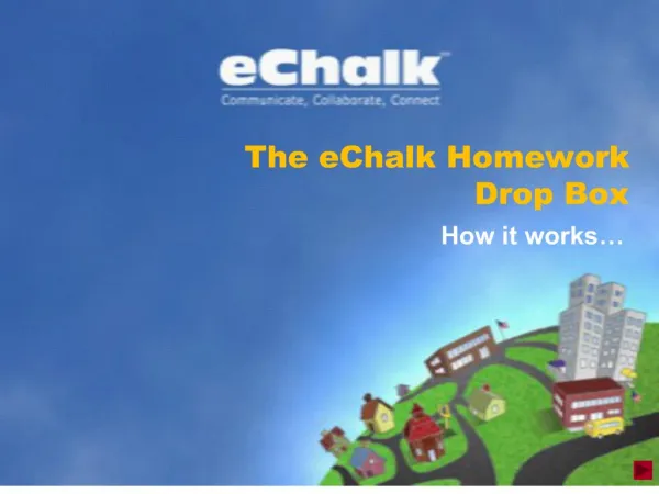 the echalk homework drop box