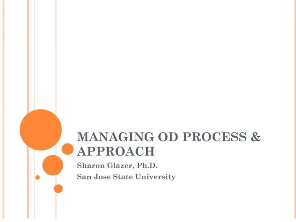 managing od process approach