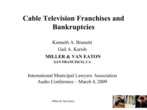 cable television franchises and bankruptcies
