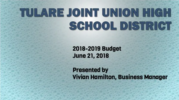 Tulare Joint Union High School District