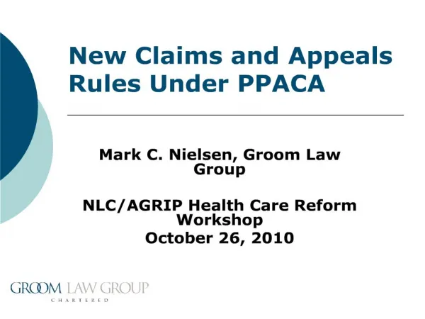 ppaca s claims and appeals regulation