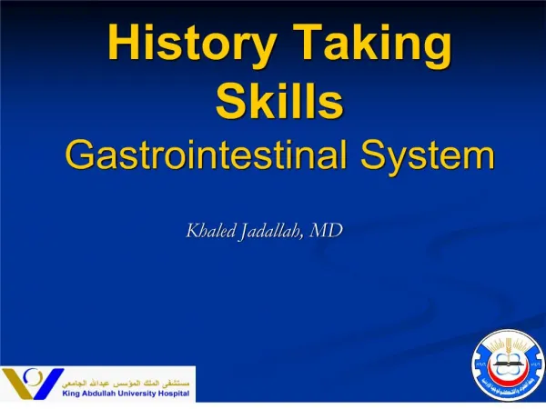 history taking skills gastrointestinal system