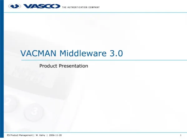 vacman middleware 3.0