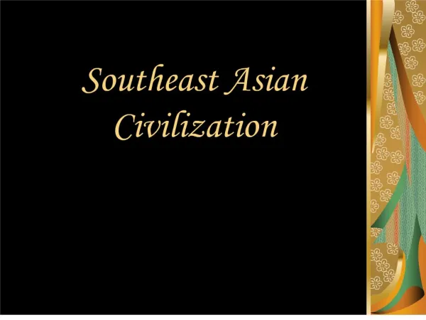 southeast asian civilization