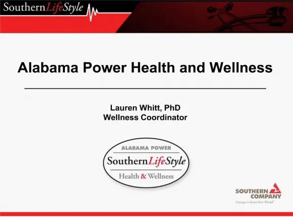 alabama power health and wellness ...