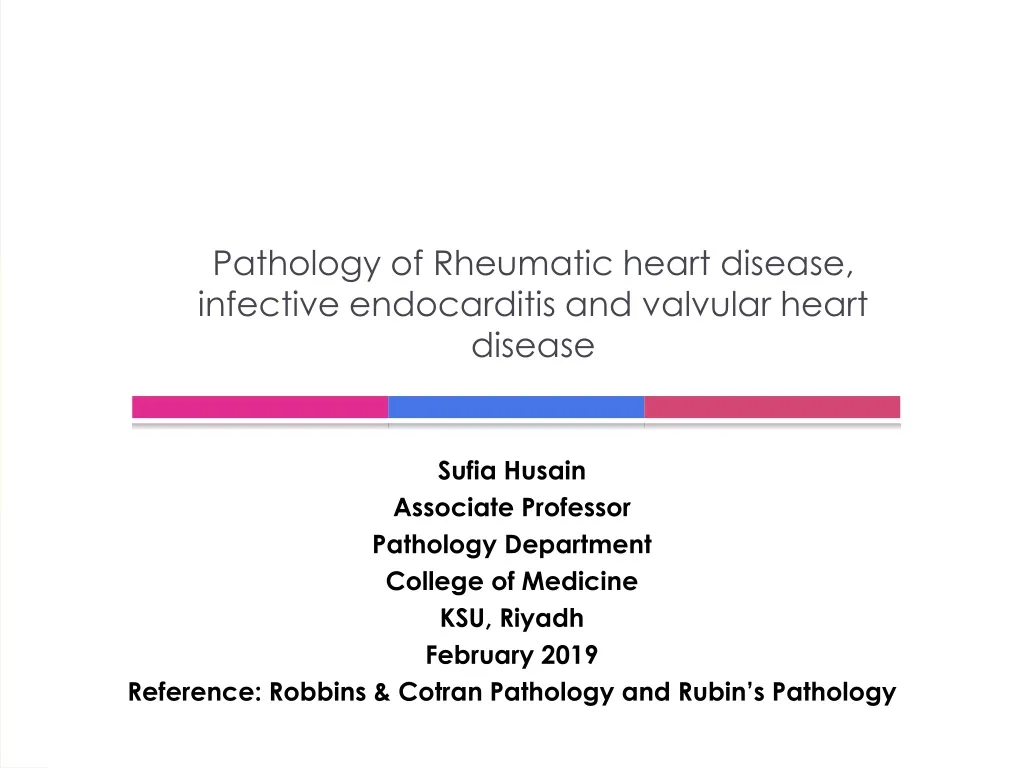 pathology of rheumatic heart disease infective endocarditis and valvular heart disease