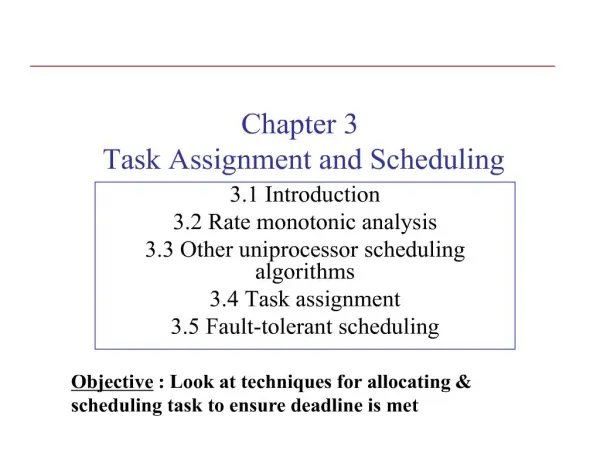 chapter 3 task assignment and scheduling