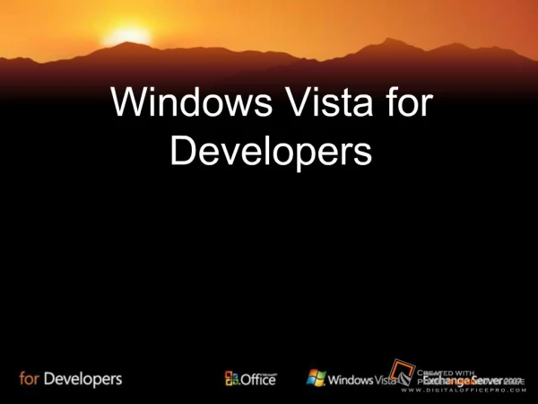 February - Windows Vista Developer