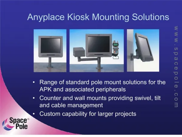anyplace kiosk mounting solutions
