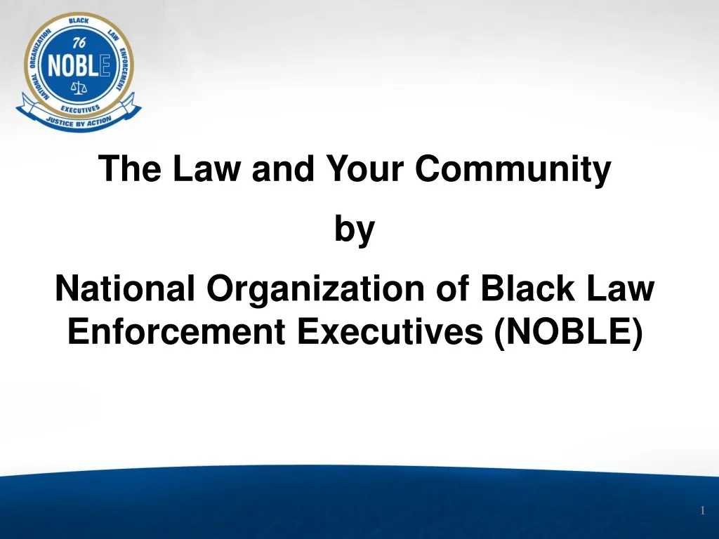 the law and your community by national