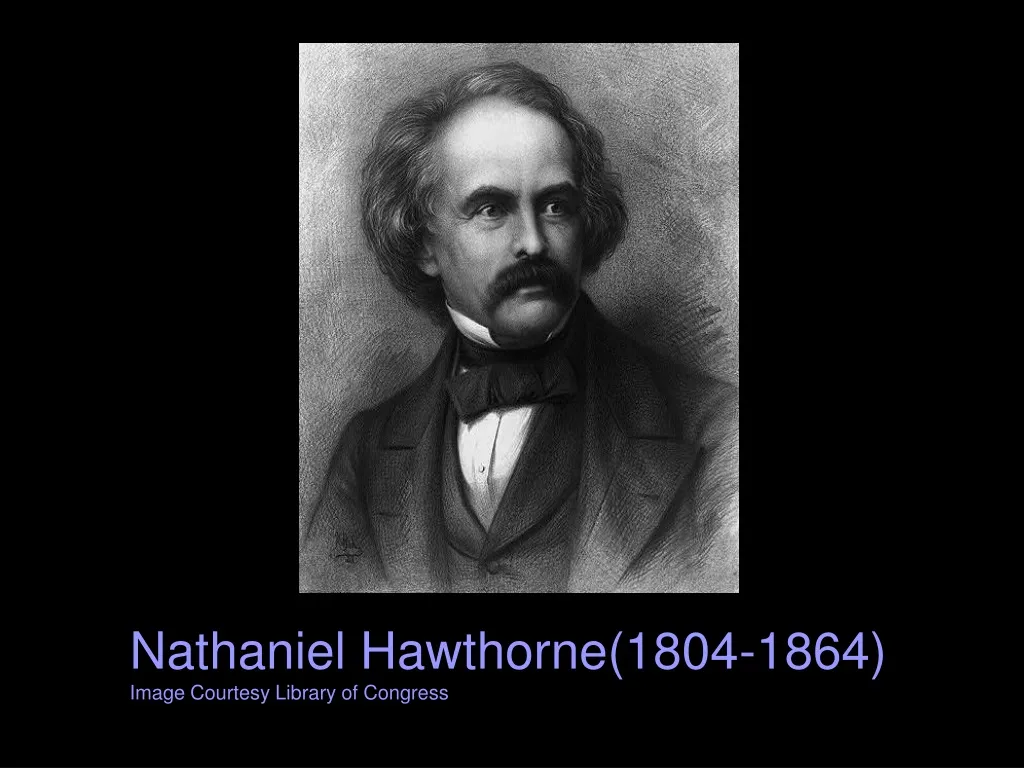 nathaniel hawthorne 1804 1864 image courtesy library of congress