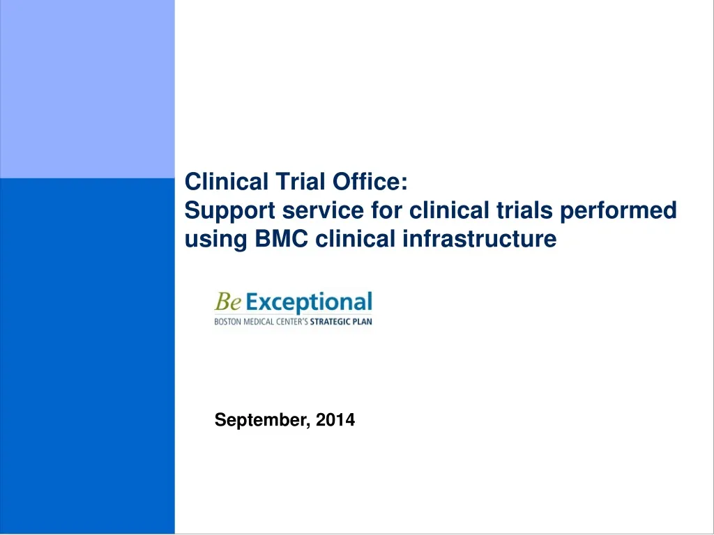 clinical trial office s upport service