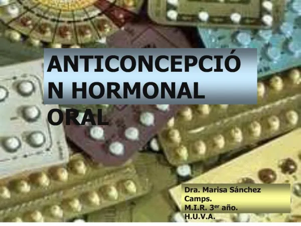 anticoncepcion hormonal oral