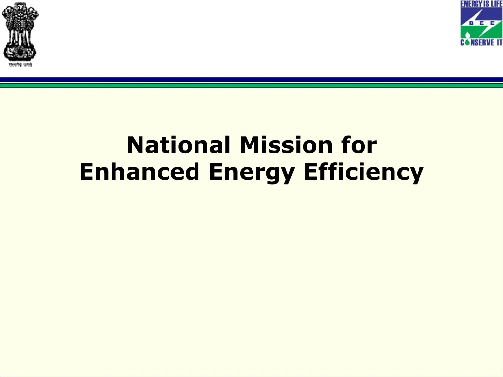 national mission for enhanced energy efficiency