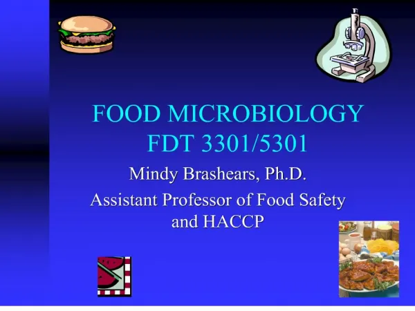 food microbiology fdt 3301