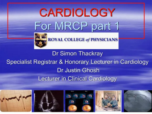 cardiology for mrcp part 1