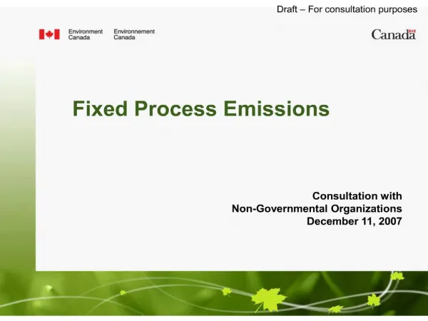 fixed process emissions
