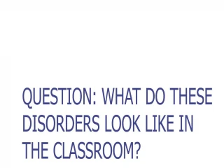addressing barriers to learning: helping students cope with disruptive behaviors adhd, odd, cd - slide 1