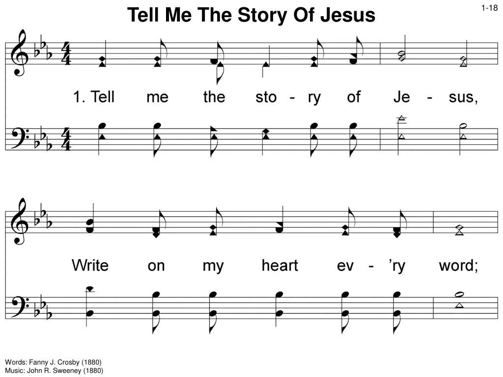 tell me the story of jesus