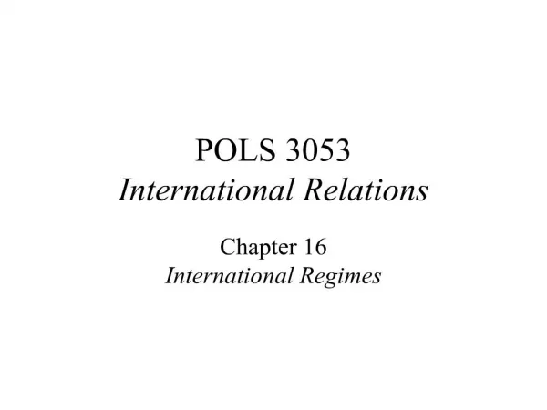 pols 3053 international relations