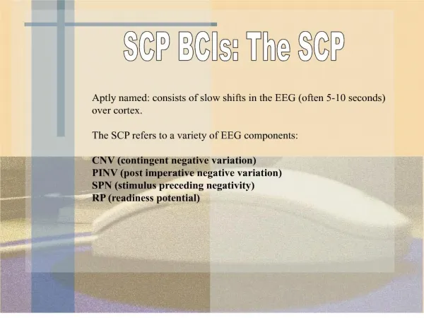 scp bcis: the scp