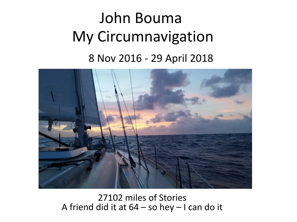 my circumnavigation