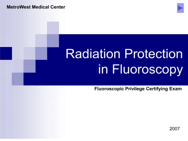 radiation protection in fluoroscopy