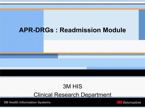 apr-drgs : readmission module