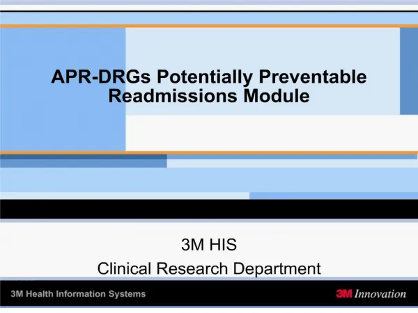 apr-drgs potentially preventable readmissions module