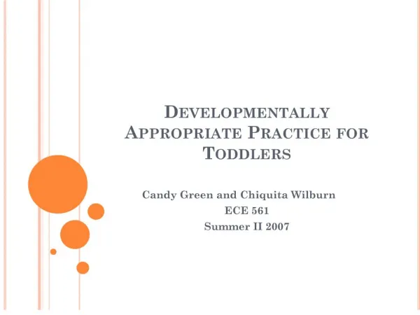 developmentally appropriate practice for toddlers
