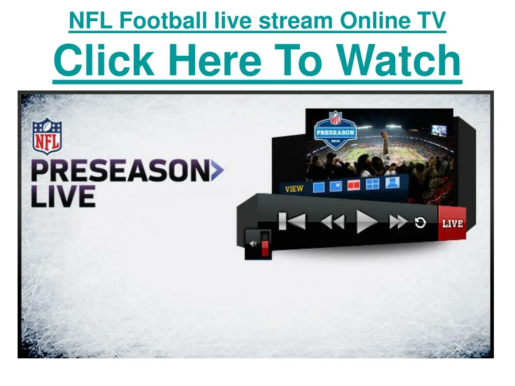 nfl football live stream online tv click here