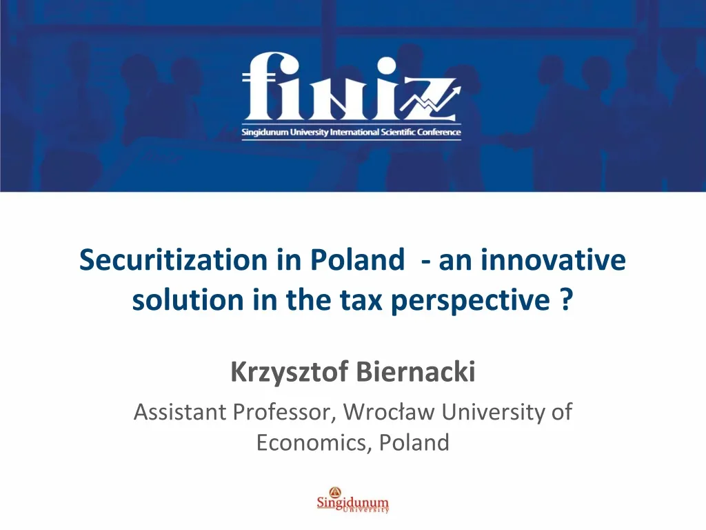 securitization in poland an innovative solution in the tax perspective
