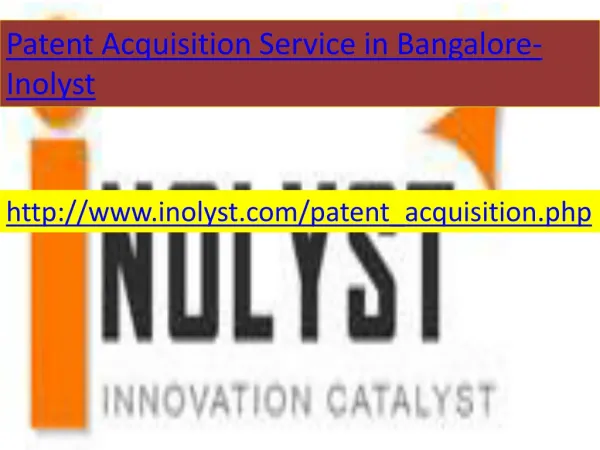 patent acquisition service in banaglore