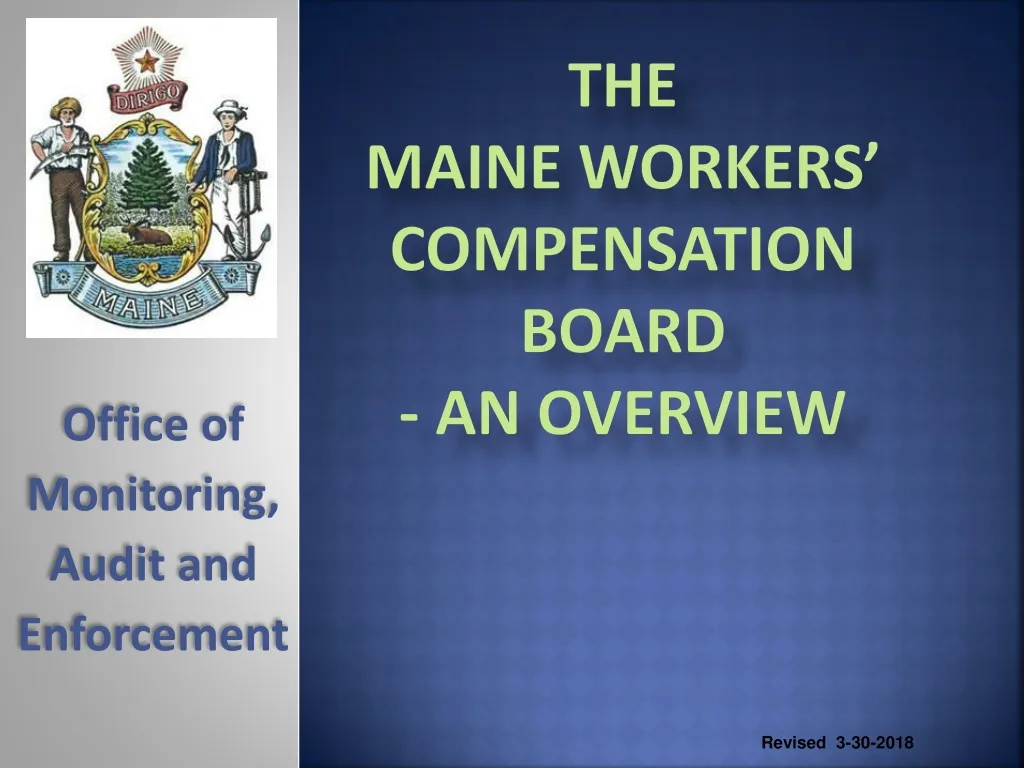 the maine workers compensation board an overview