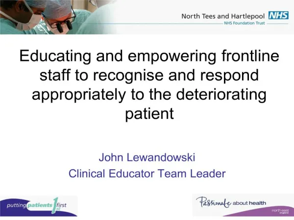 educating and empowering frontline staff to recognise and respond ...