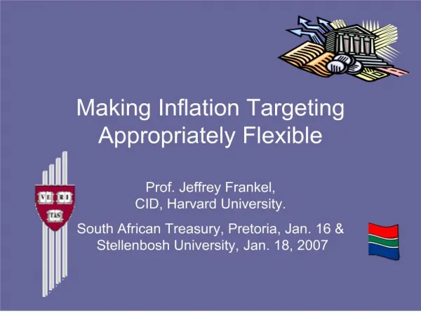 making inflation targeting appropriately flexible