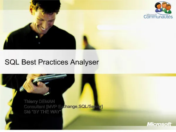 sql best practices analyser