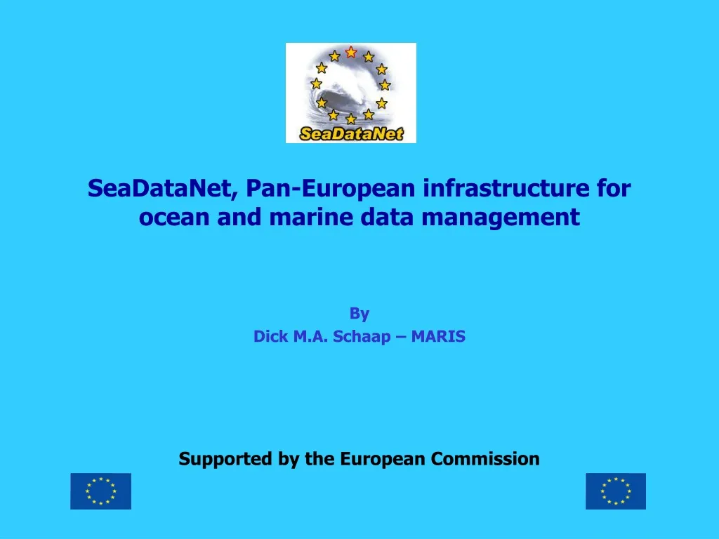 seadatanet pan european infrastructure for ocean