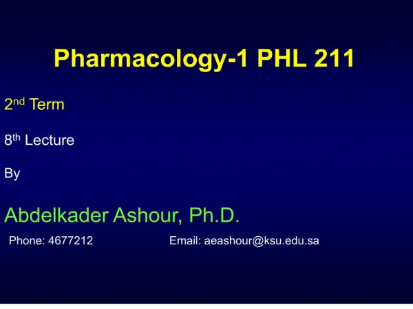 pharmacology-1 phl 211