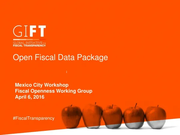 Open Fiscal Data Package