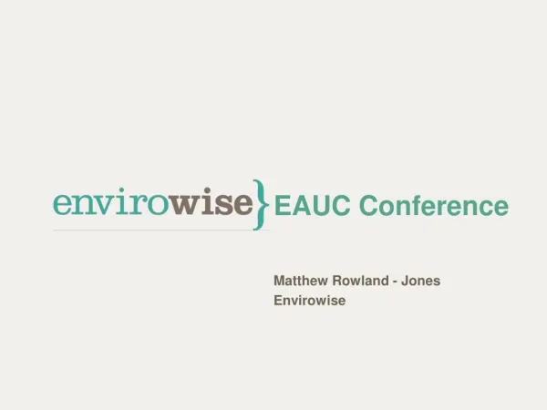 EAUC Conference