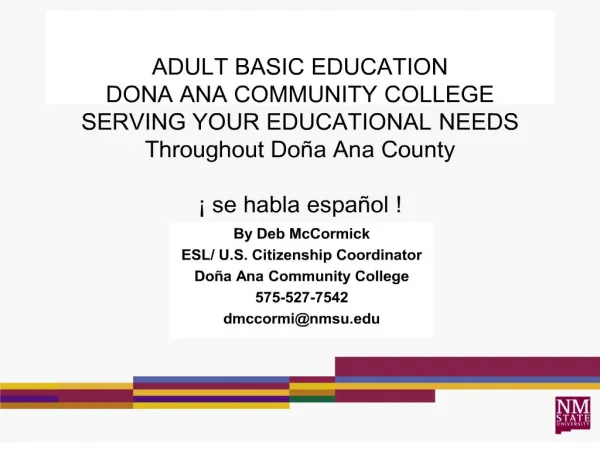 adult basic education dona ana community college serving your ...