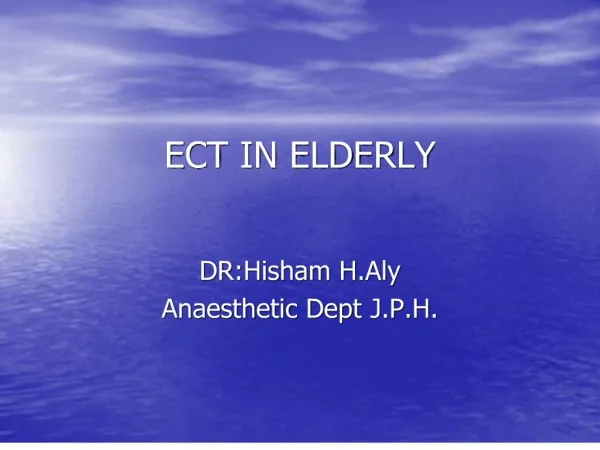 ect in elderly